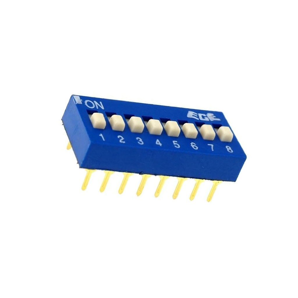 ECE Switch: DIP-SWITCH; Poles number: 8