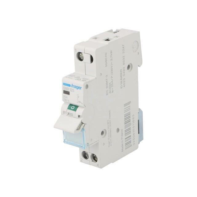 HAGER Switch-disconnector; Poles: 1; for DIN