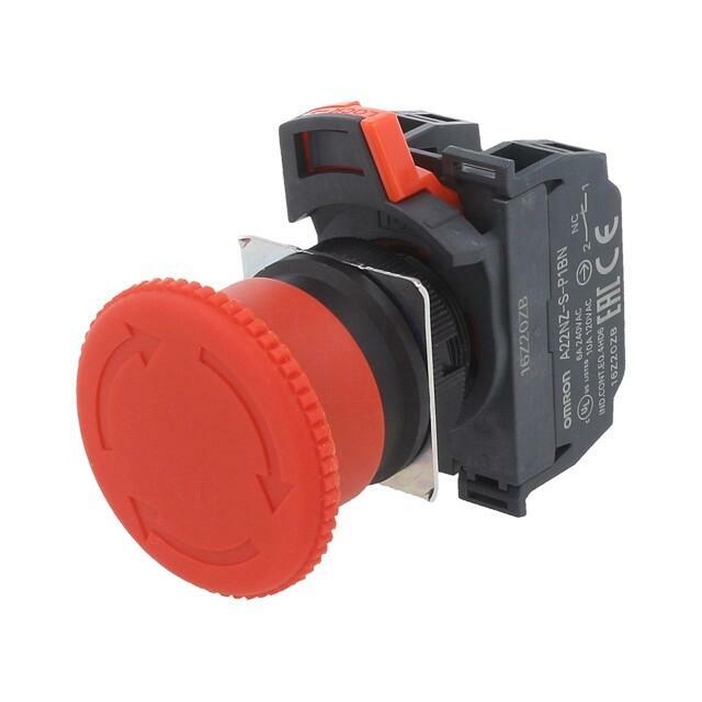 OMRON Switch: emergency stop; 22mm; Stabl
