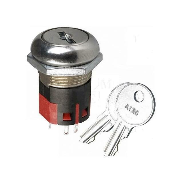 C&K Switch: key switch; Stabl.pos:
