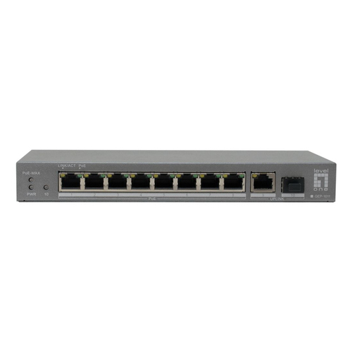 Level One LevelOne PoE+Switch 8xGE PoE/1xGE/1xSFP