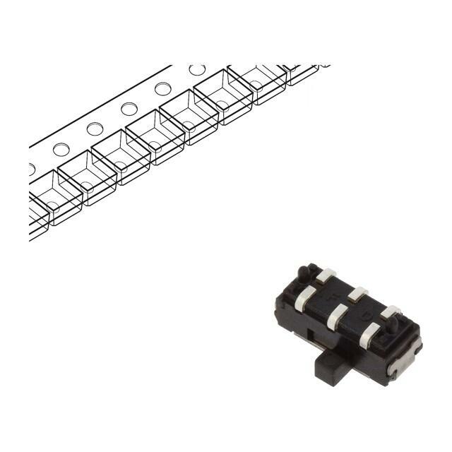 C&K Switch: slide; Pos: 2; DPDT