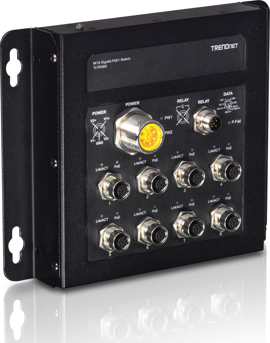 Switch TRENDnet 8-portu Gbit rūpnieciskais PoE+