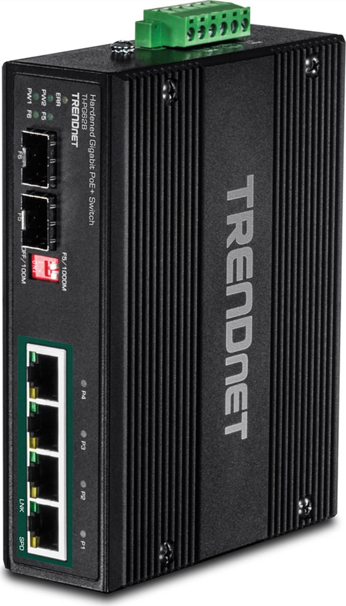 Trendnet Industrial Switch 7-Port Gbit PoE+