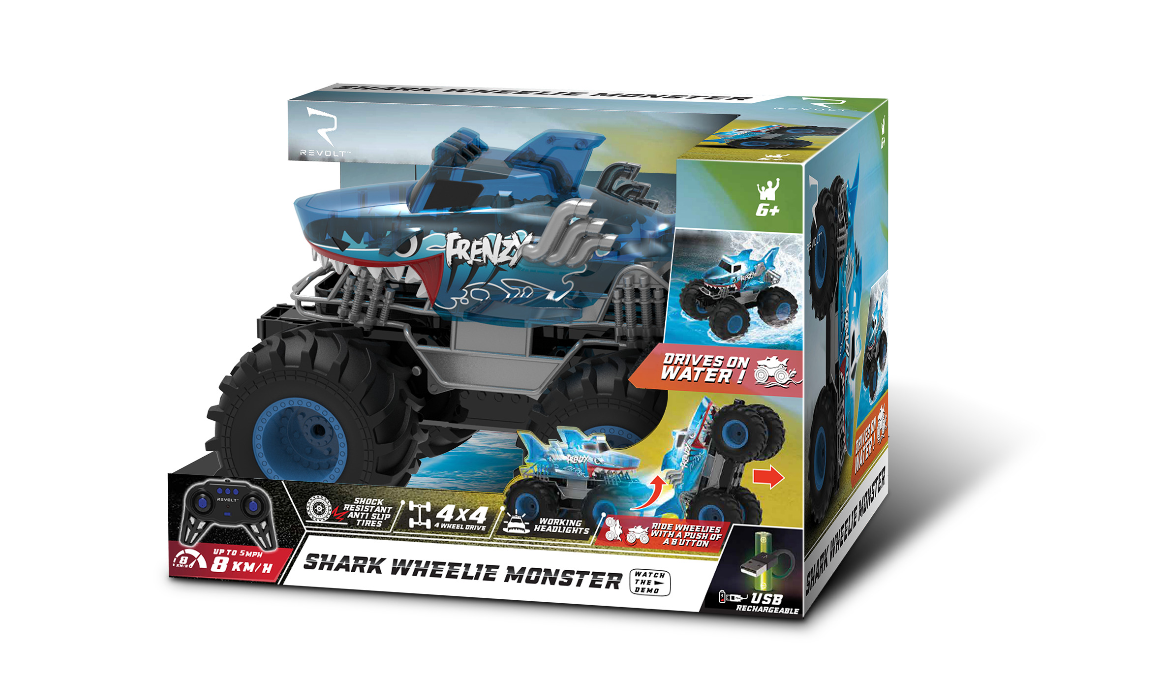 SYMA REVOLT tālvadības automašīna Shark Wheelie