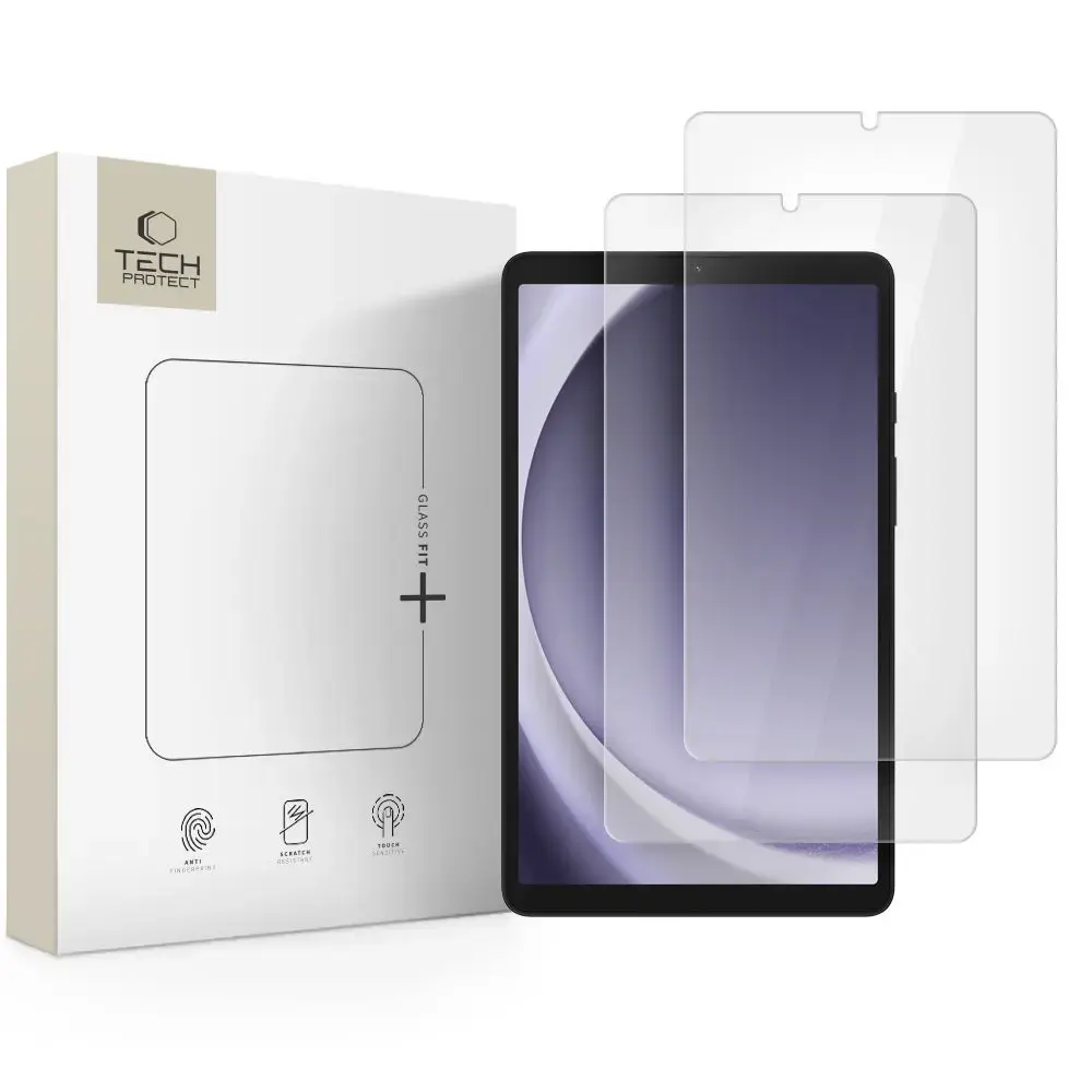SZKŁO HARTOWANE TECH-PROTECT GLASS FIT+ 2-PACK