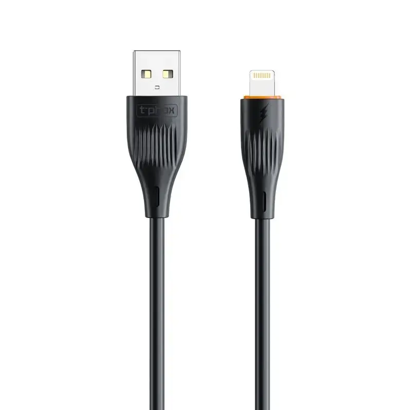 T-PHOX CABLE X-LITE LIGHTNING BLACK 1M