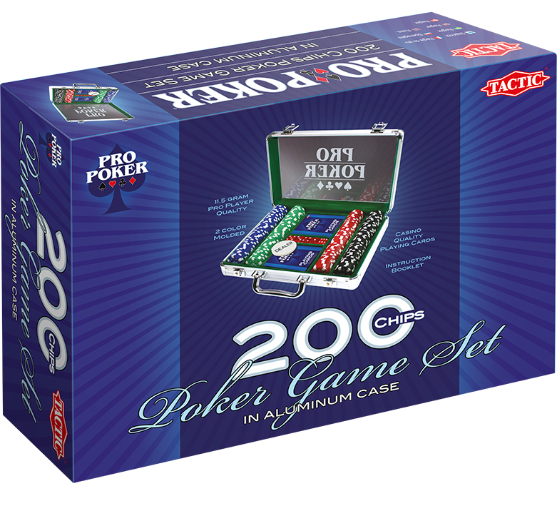 TACTIC Kāršu spēle Pro Poker 200