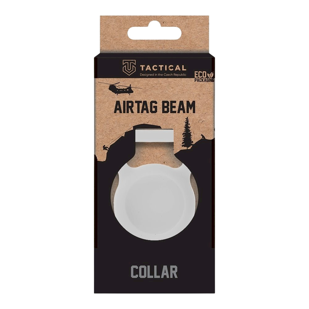 Tactical Airtag Beam Collar White |