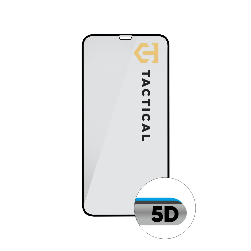 Tactical Glass Shield 5D aizsargstikls telefonam
