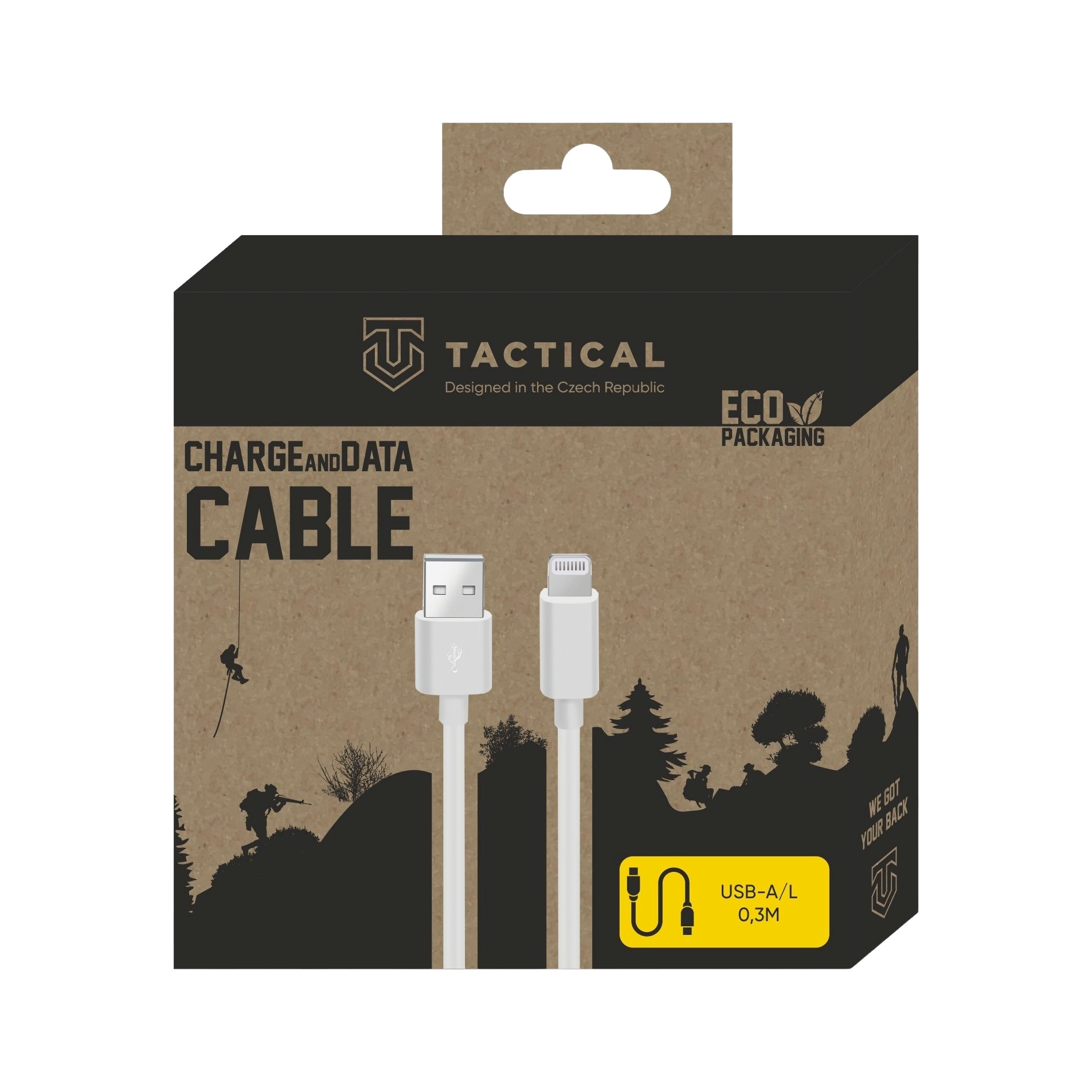 Tactical Smooth Thread Cable USB-A|Lightning 0