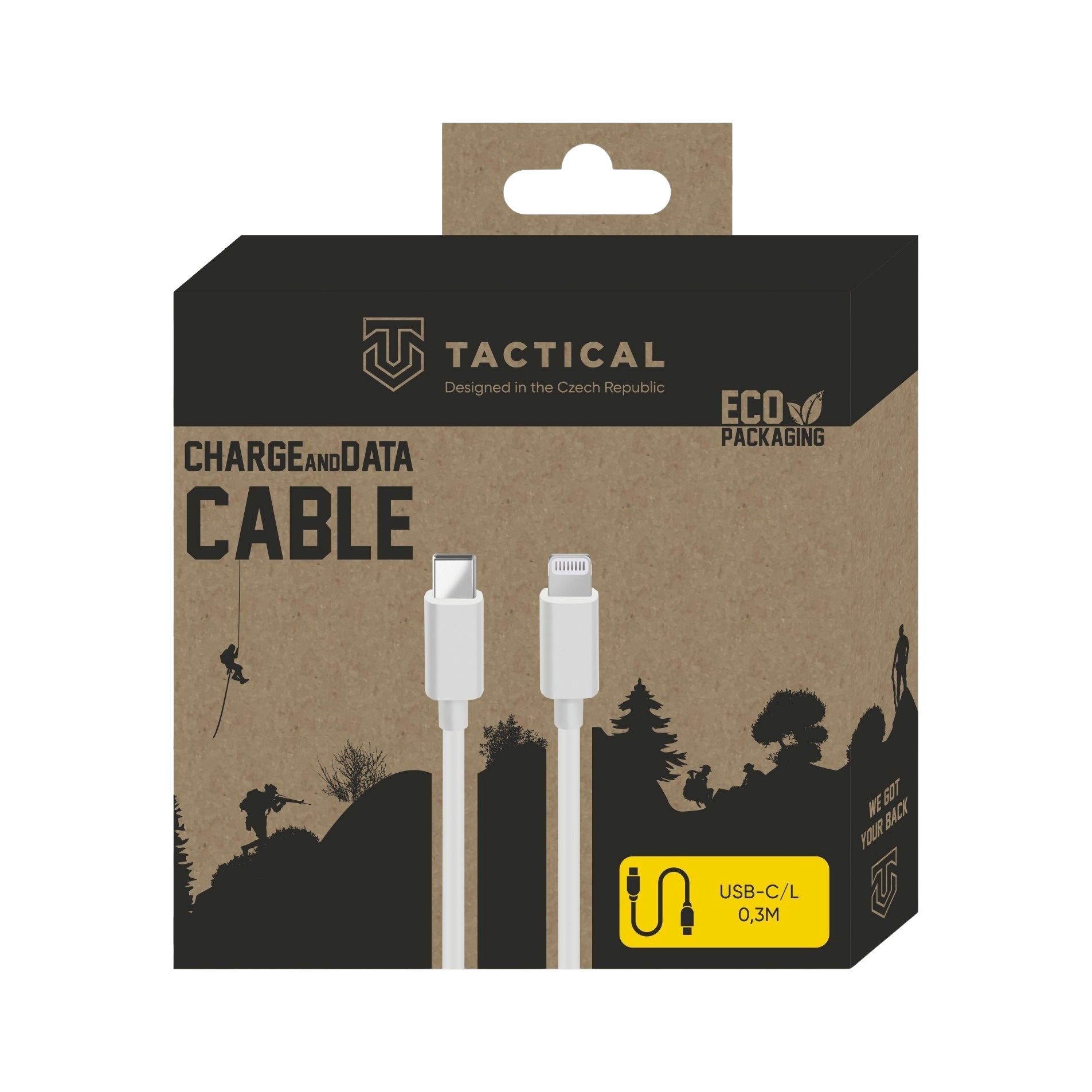 Tactical Smooth Thread Cable USB-C|Lightning 0