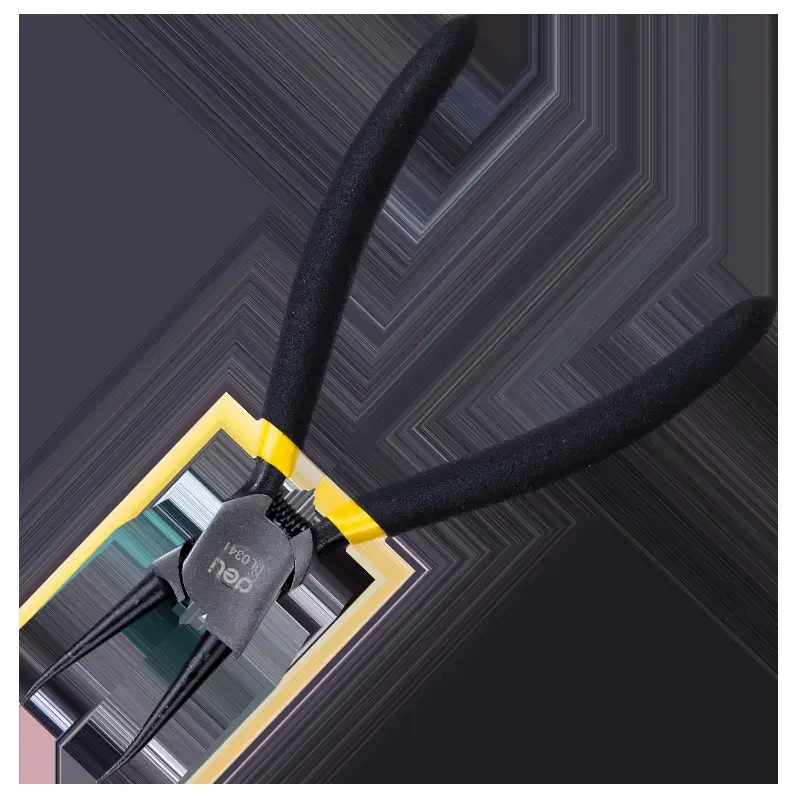 Straight Interior Circlip Pliers 7" Deli