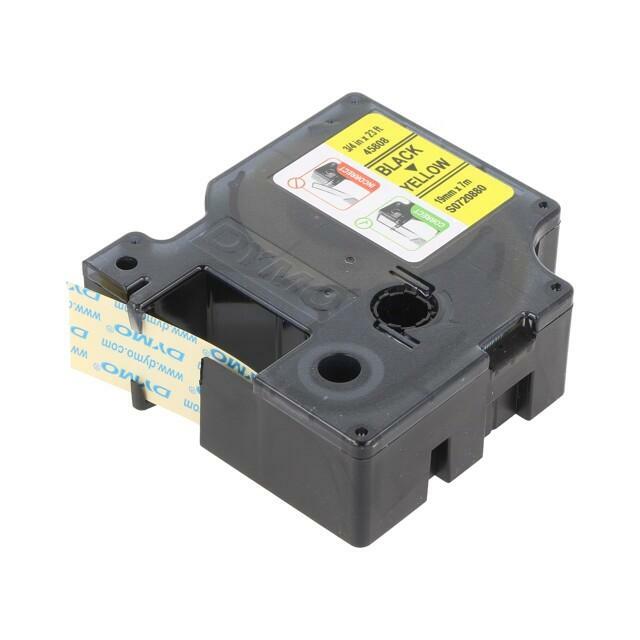 Tape; 12mm; 4m; yellow; for printer