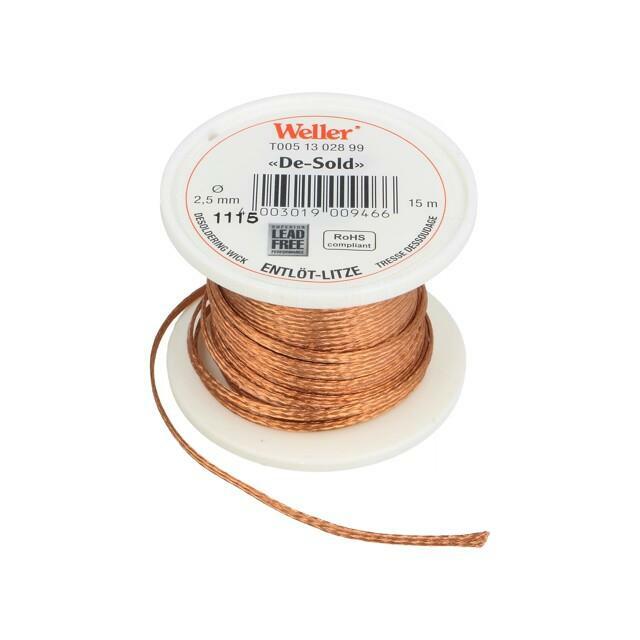 WELLER Tape: desoldering; W: 2.5mm