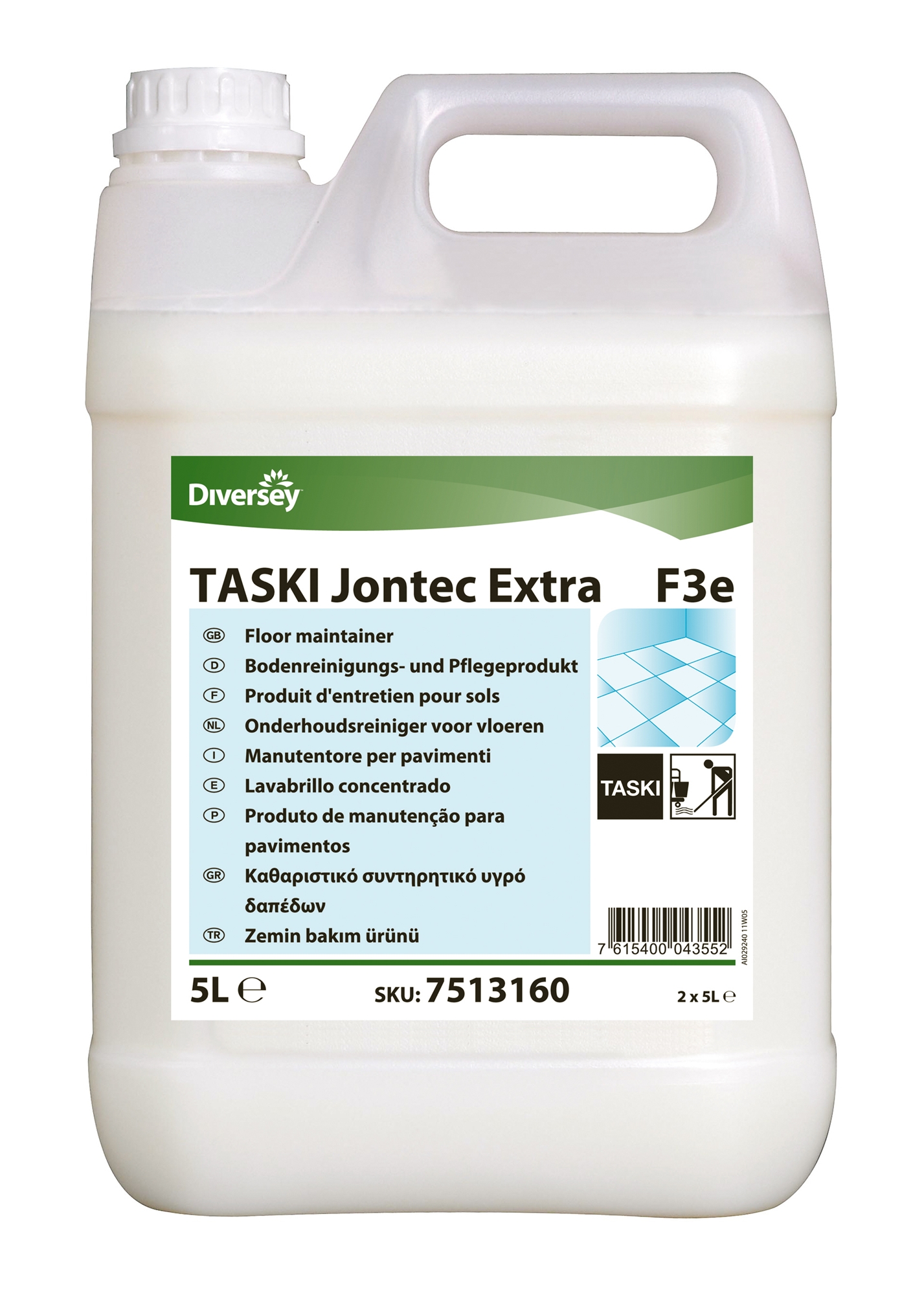 TASKI JONTEC EXTRA 5L, Unversāls grīdu