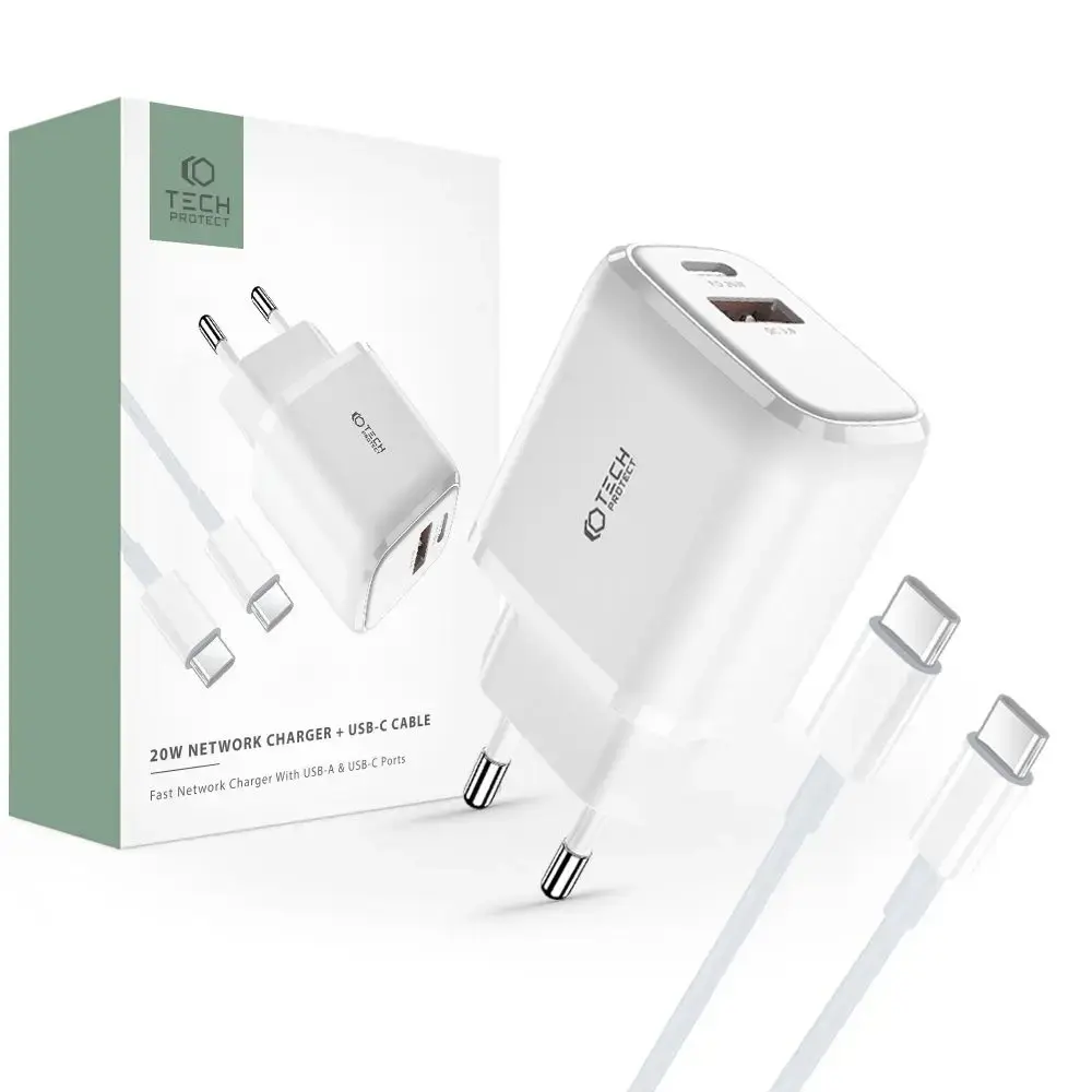 Tech-Protect C20W tīkla lādētājs | 20W