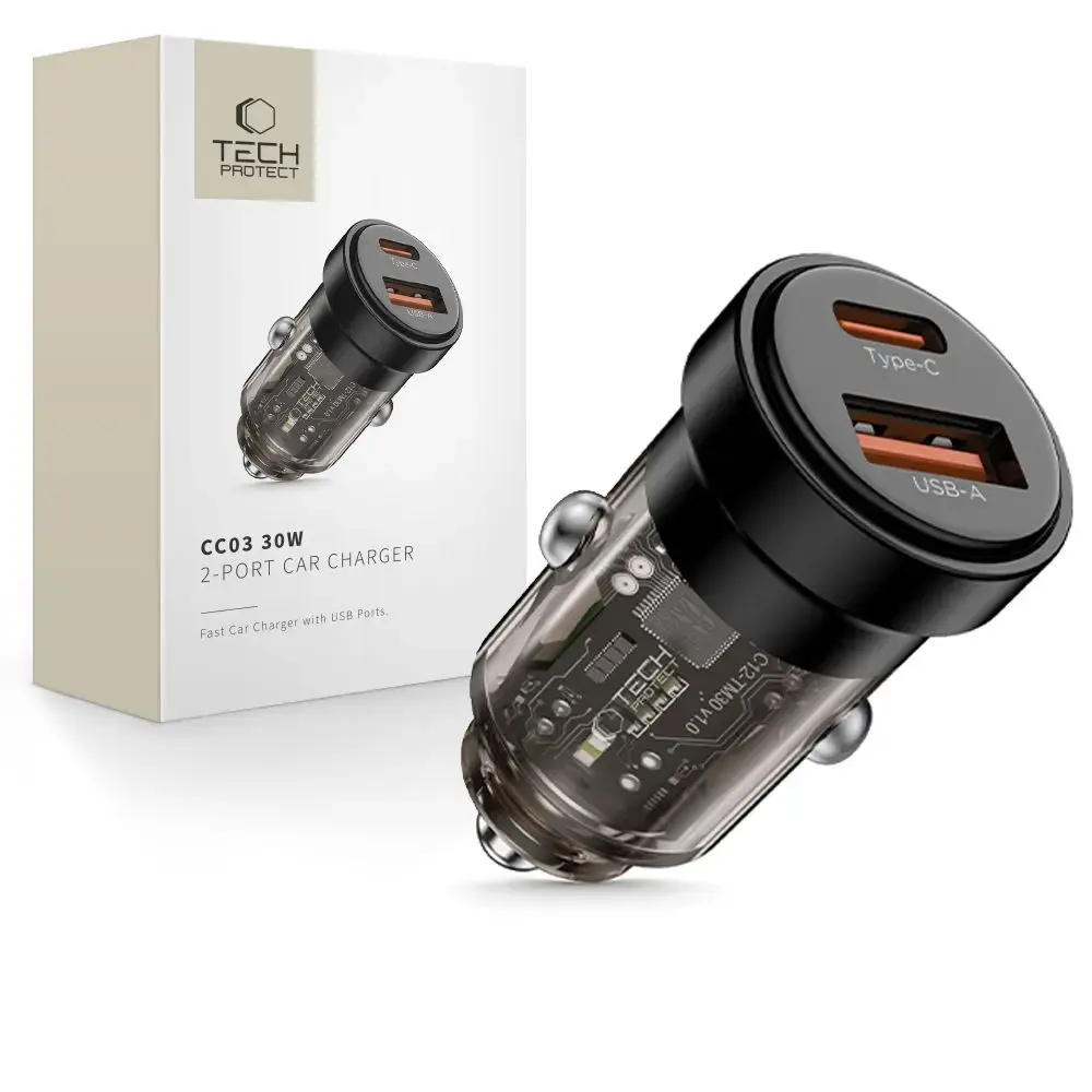 TECH-PROTECT CC03 2-PORT CAR CHARGER PD