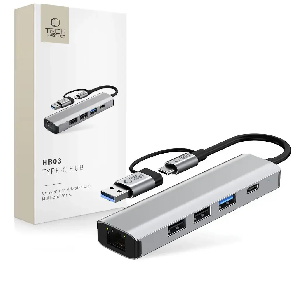 Tech-Protect HB03 HUB Adapter 5in1 USB-C