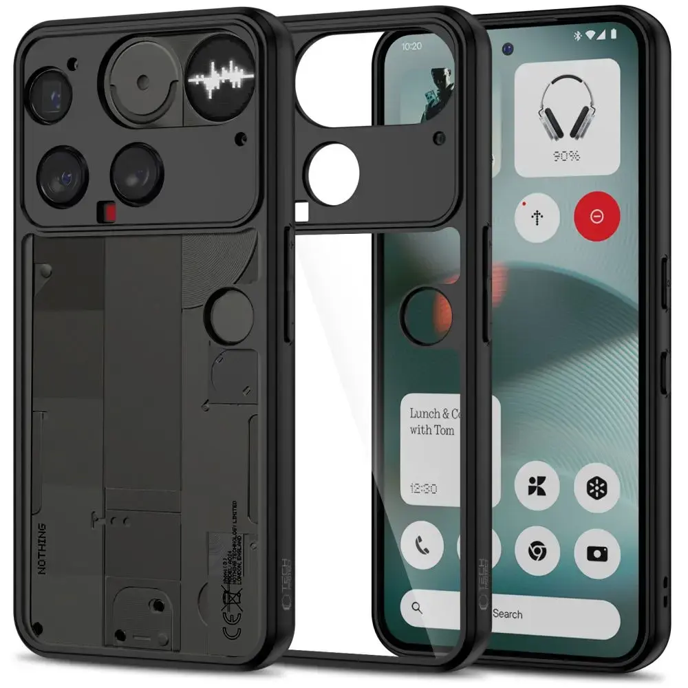 TECH-PROTECT MAGMAT NOTHING PHONE 3 BLACK|CLEAR