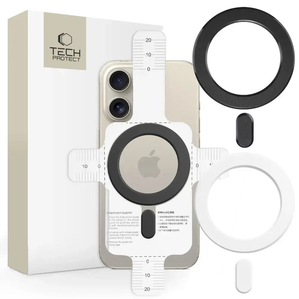 TECH-PROTECT MMP-100 MAGNETIC MAGSAFE RING 2-PACK