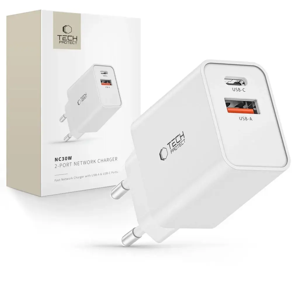 Tech-Protect NC30W tīkla lādētājs | 30W