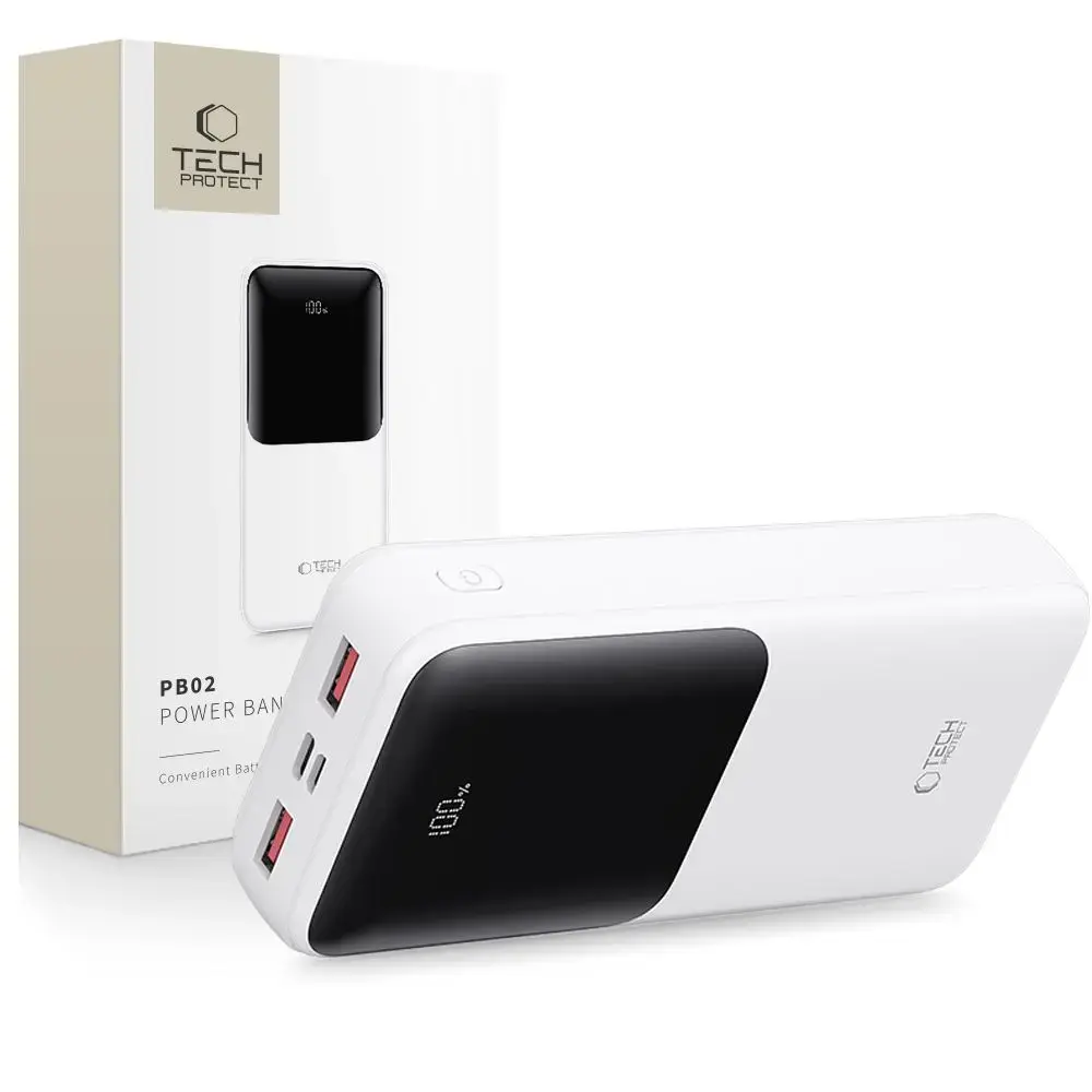 Tech-Protect PB02 ārējais akumulators (powerbank) |