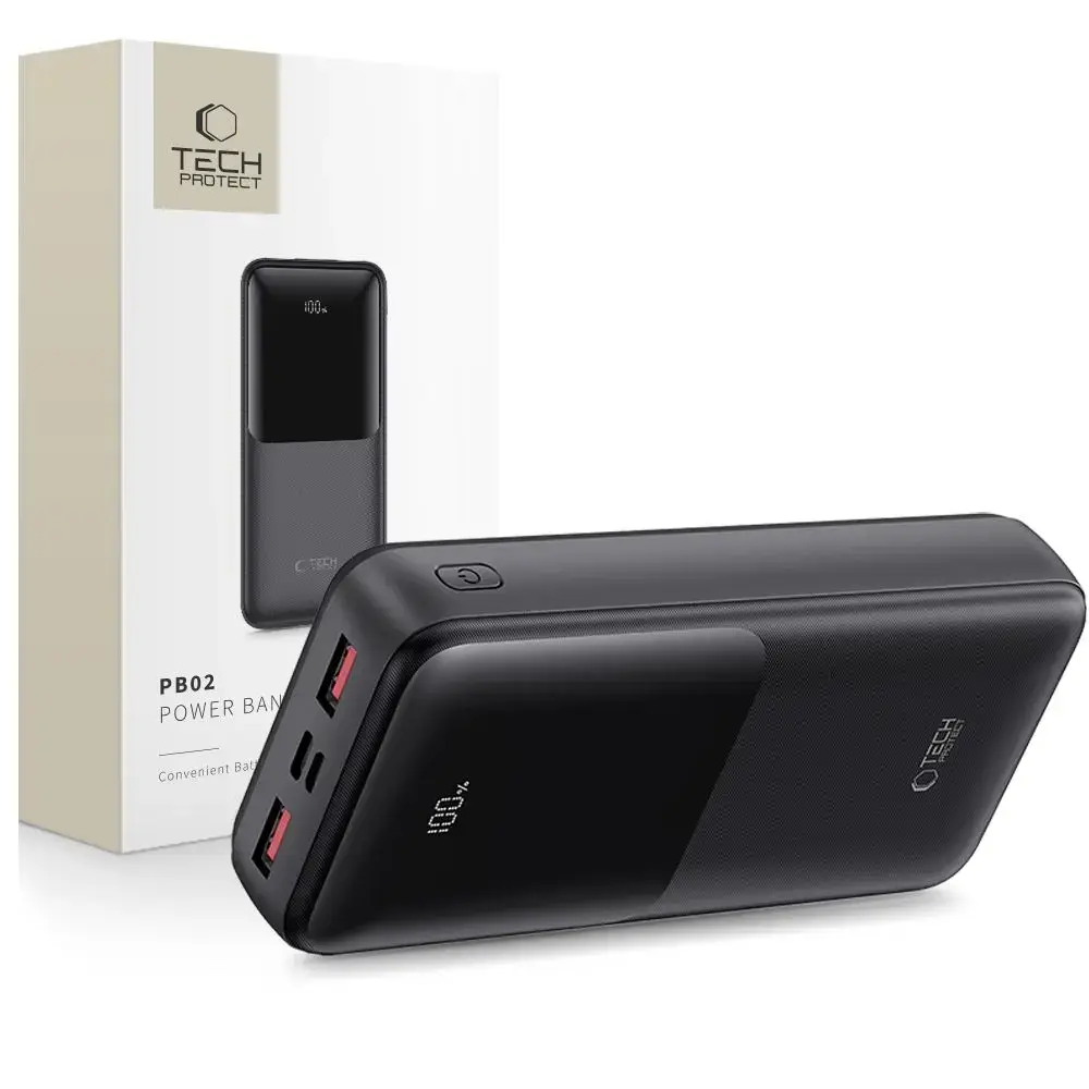 Tech-Protect PB02 ārējais akumulators (powerbank) |