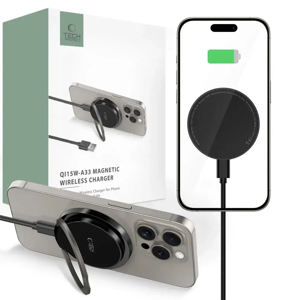 Tech-Protect QI15W-A33 inductive charger with MagSafe