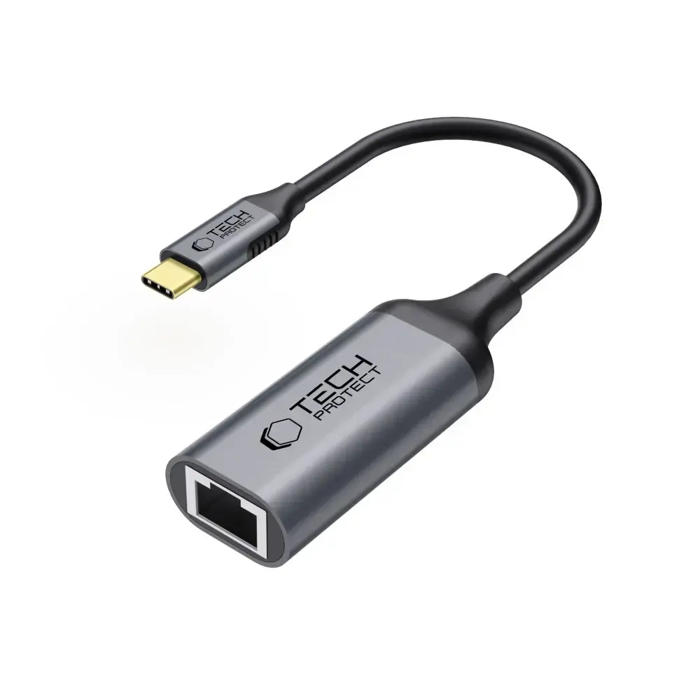 TECH-PROTECT ULTRABOOST ADAPTER TYPE-C TO ETHERNET