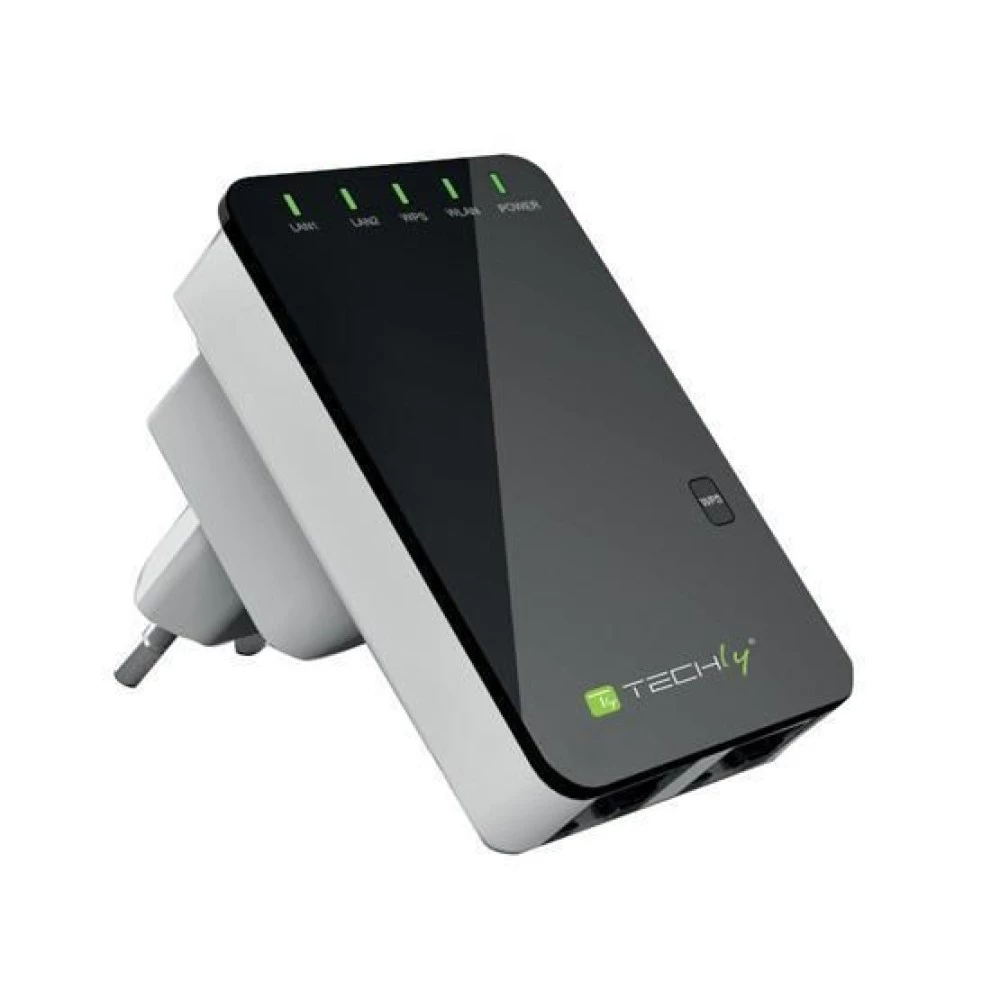 Techly Wall Plug bezvadu maršrutētājs 300N