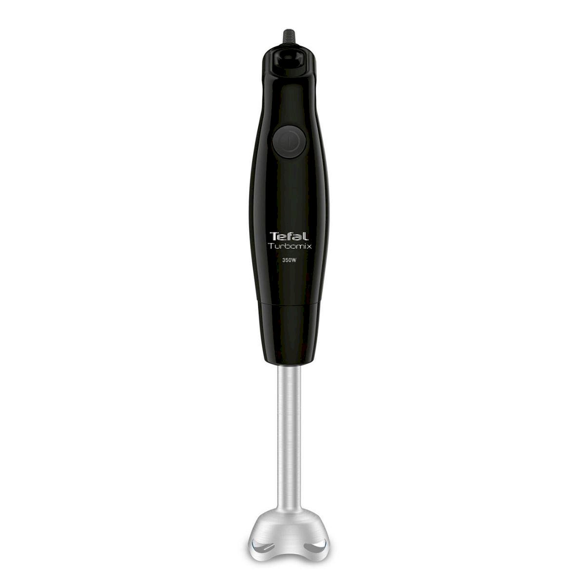 TEFAL rokas blenderis Turbomix 350W, melns/nerūsējošais
