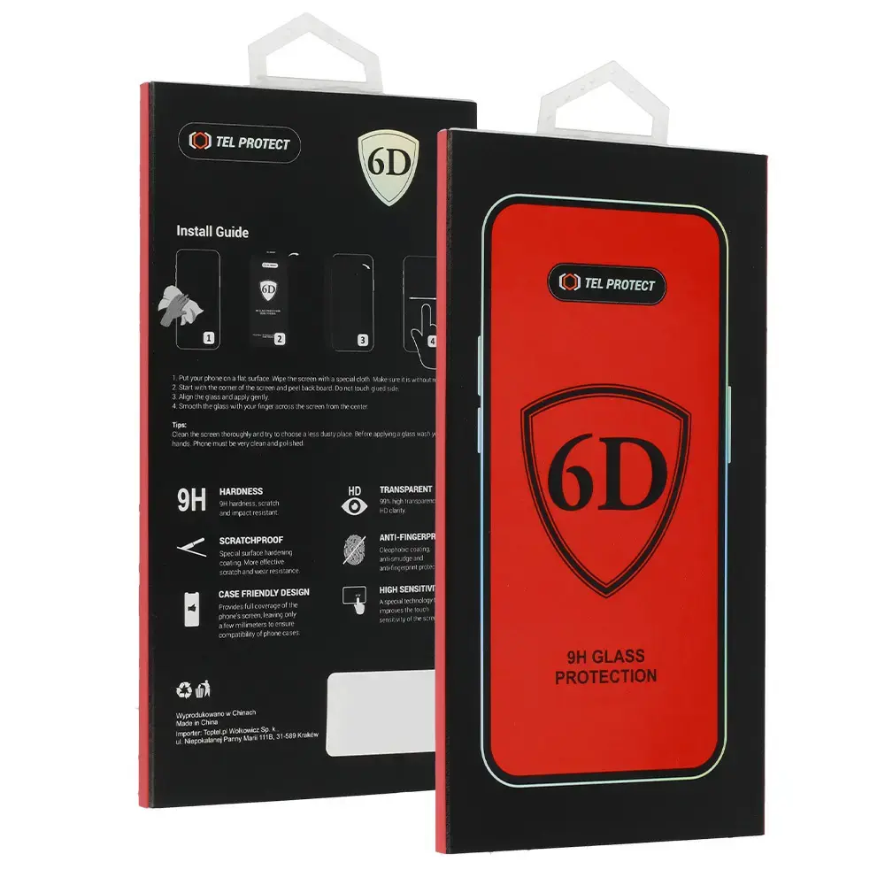 Tel Protect Full Glue 6D Tempered