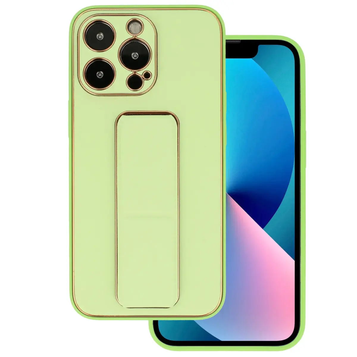 TEL PROTECT Leather Luxury Stand Case