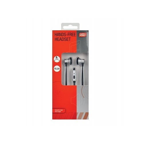 Telefona austiņas ar mikrafonu 120cm CARPOINT