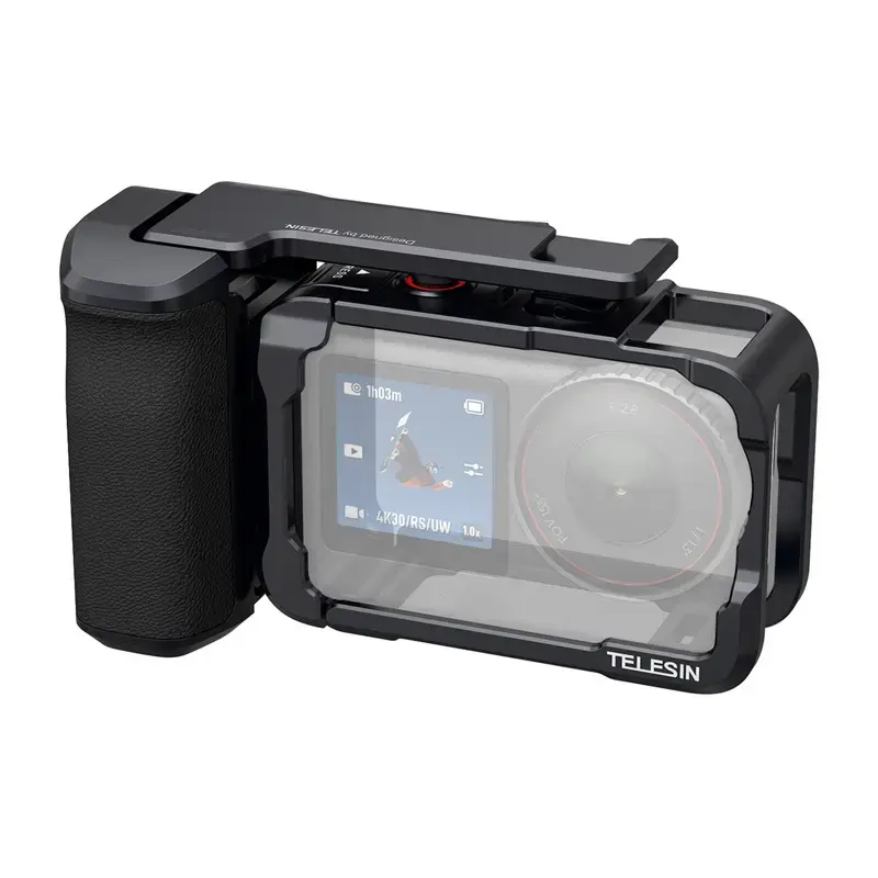 Telesin protective case with handle for
