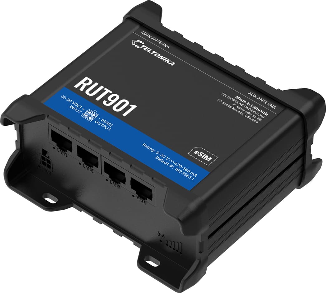 Teltonika RUT901 LTE/4G Router eSIM |