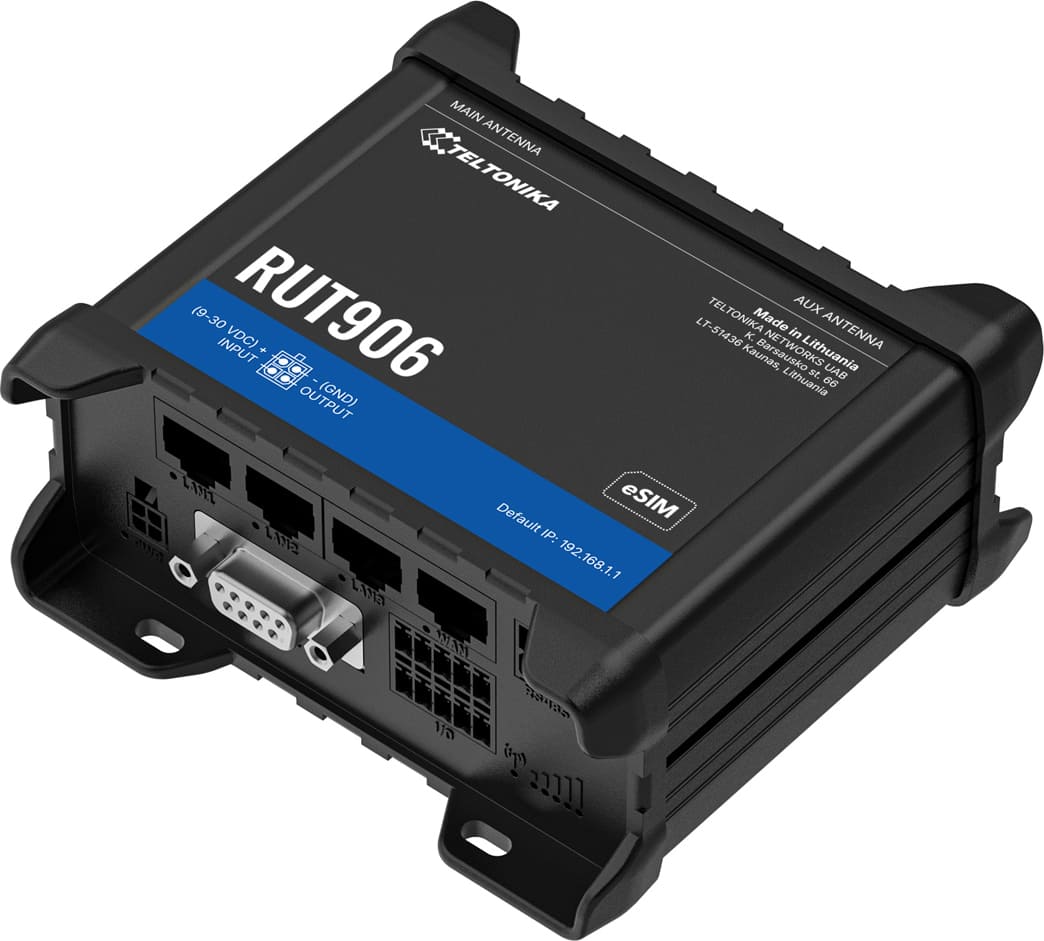 Teltonika RUT906 4G Router eSIM RS232/RS485