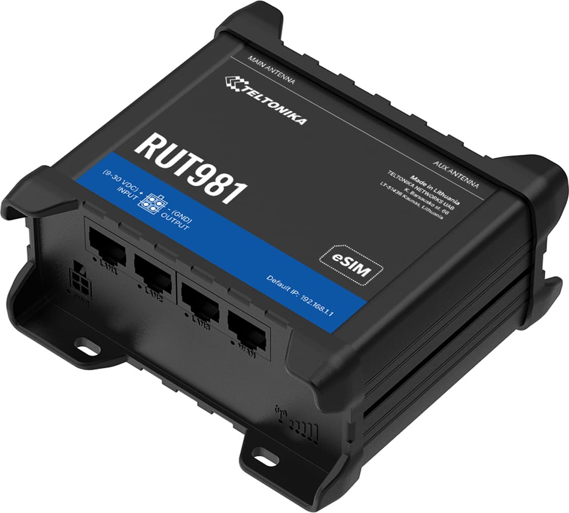 Teltonika RUT981 CAT4 LTE Router Dual