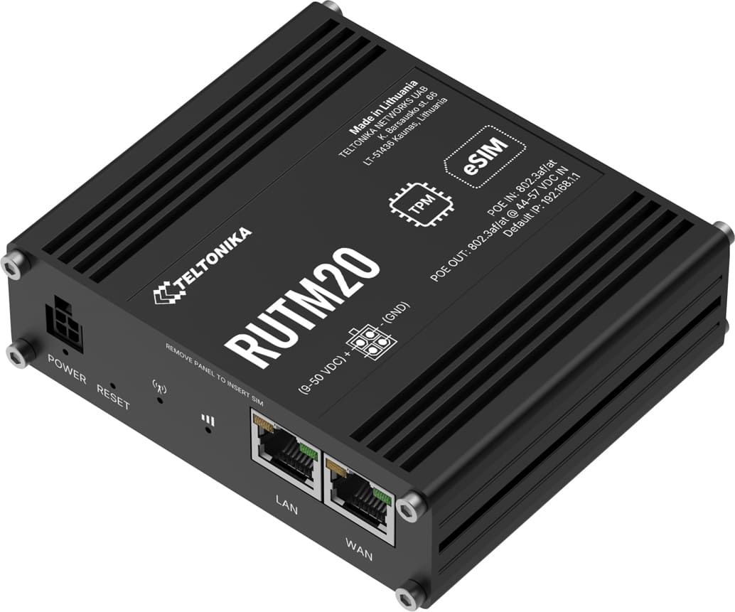 Teltonika RUTM20 5G Router PoE Dual