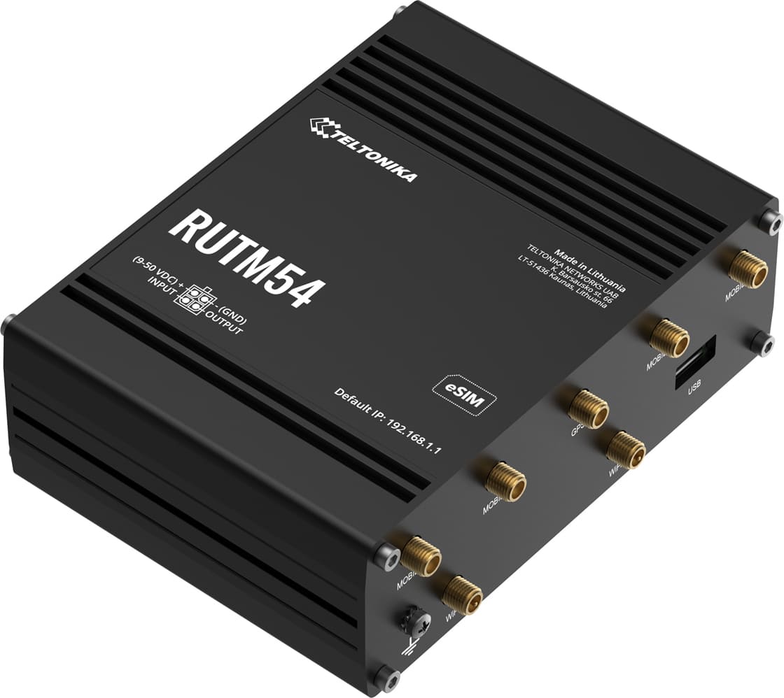 TELTONIKA Maršrutētājs RUTM54 (EU) 5G LTE