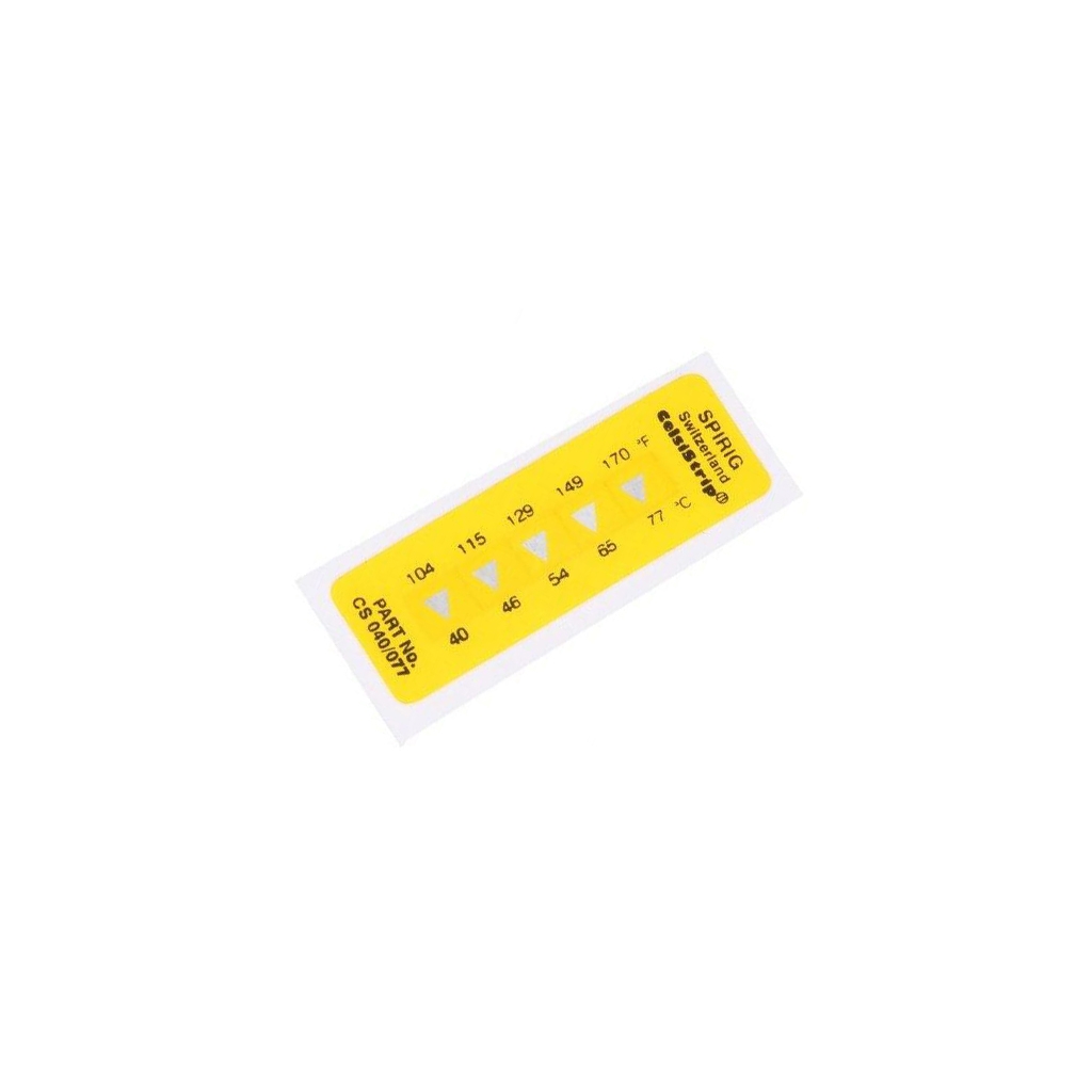SPIRIG Temperature indicator; 40°C,46°C,54°C
