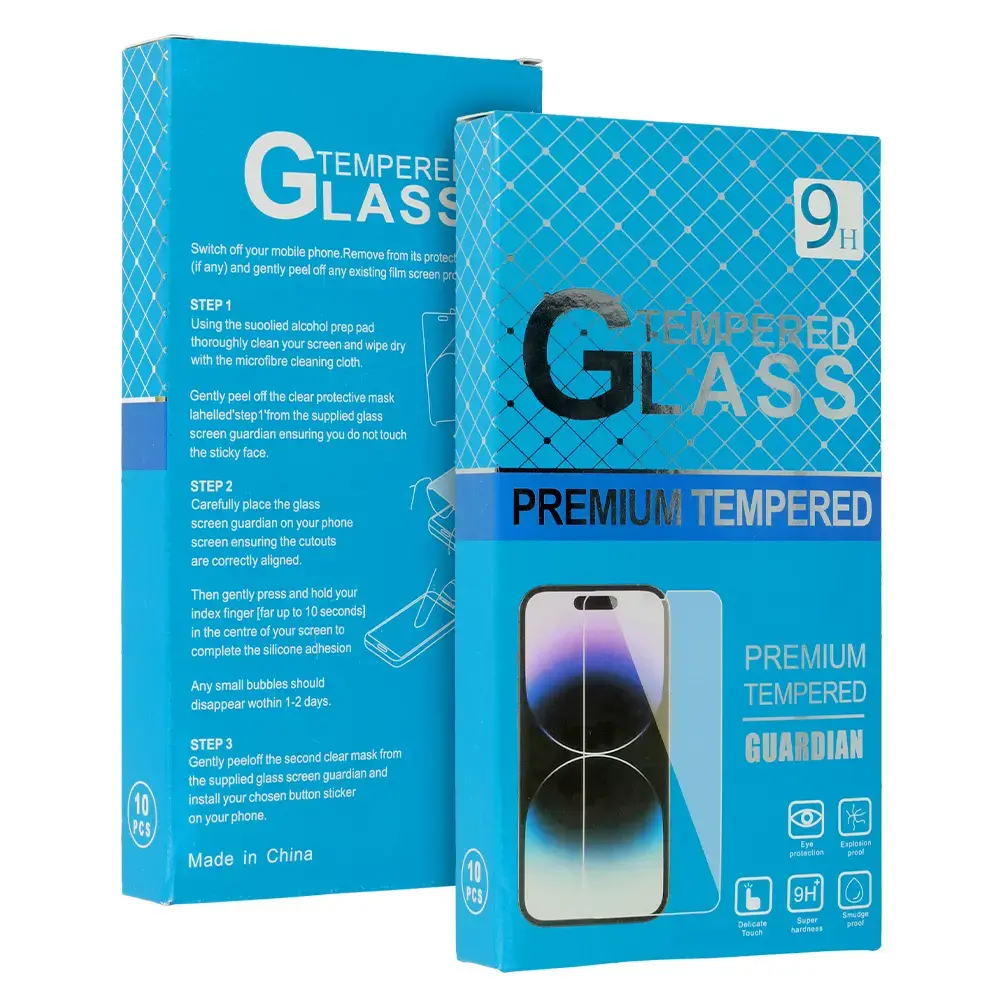 Fusion Accessories Tempered glass Blue Multipack