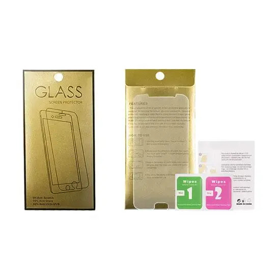 Tempered Glass Gold Aizsargstikls Apple iPhone