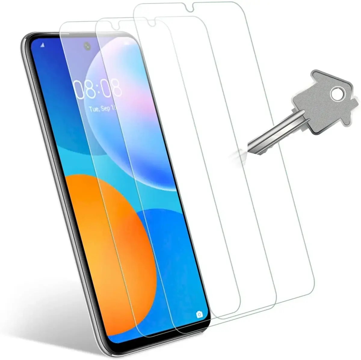 Tempered Glass Gold aizsargstikls Huawei P