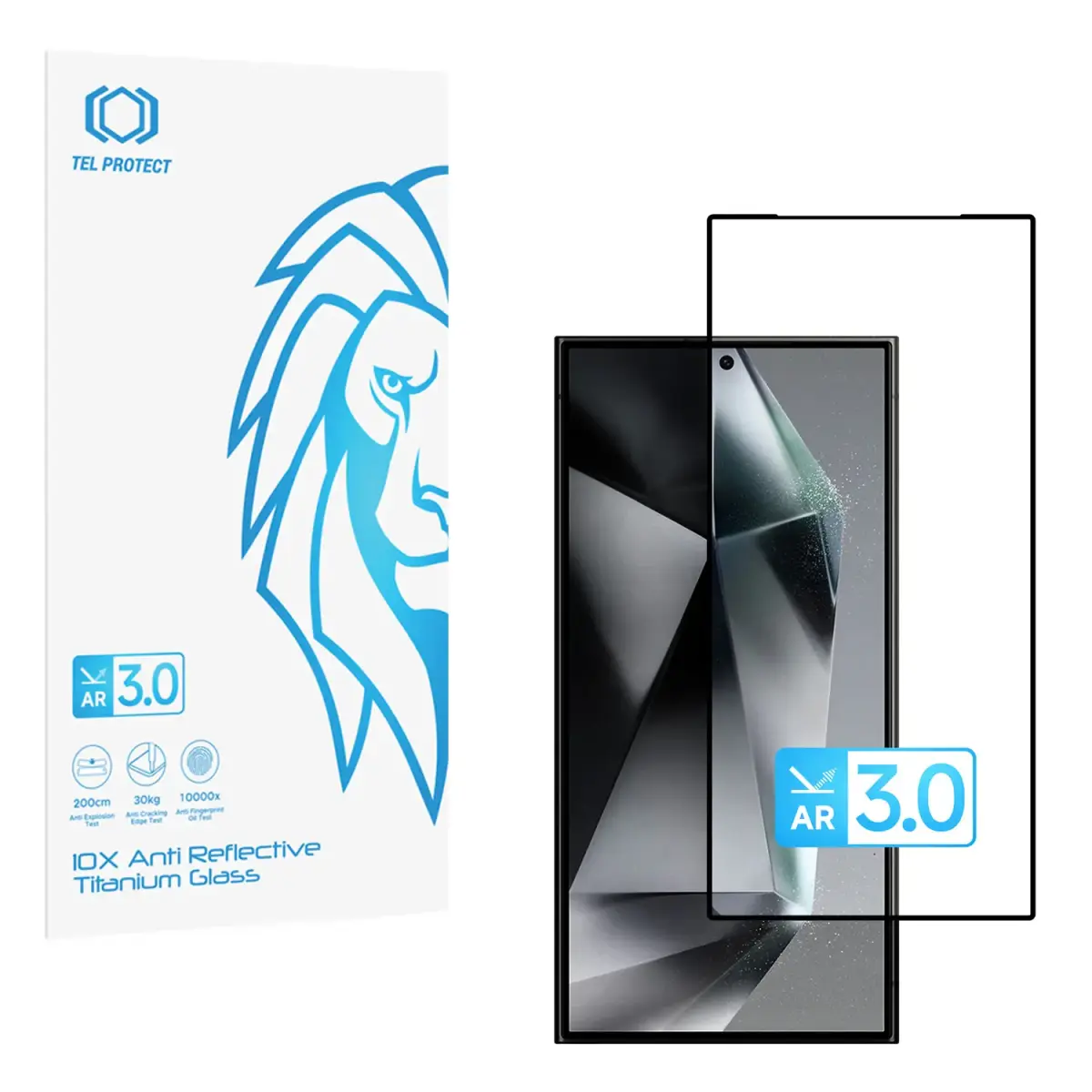 Tempered glass Tel Protect 10X AR