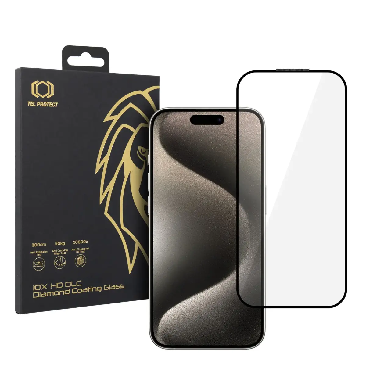 Tempered glass Tel Protect 10X HD