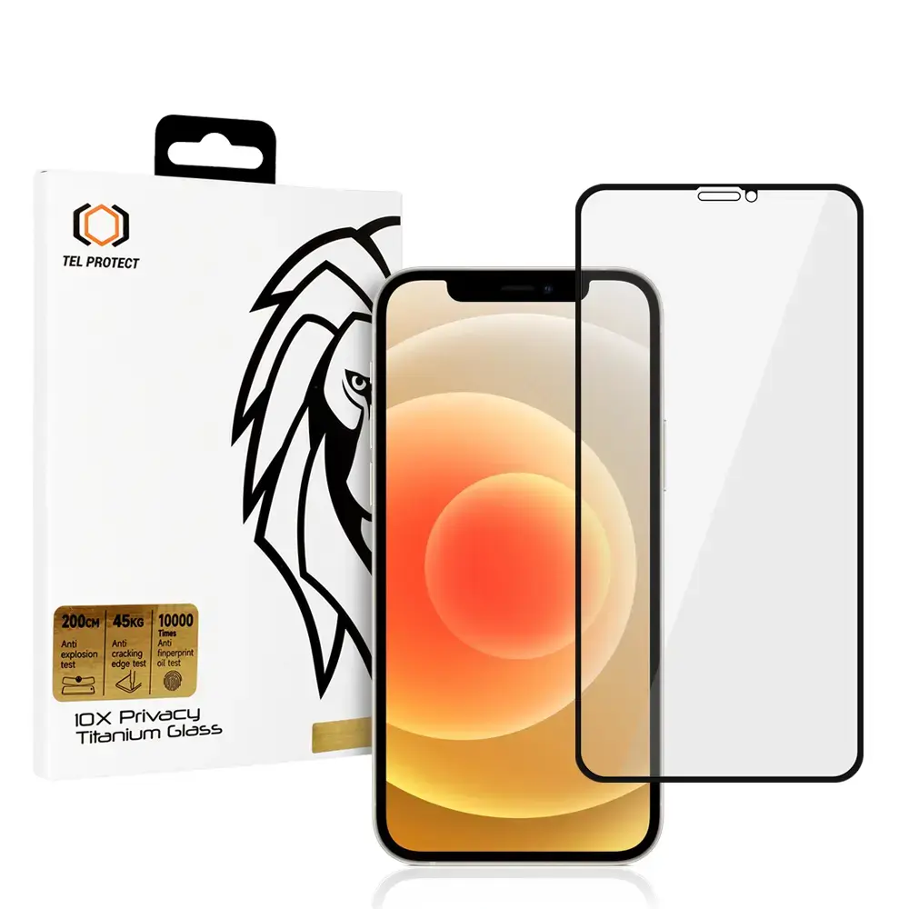Tempered glass Tel Protect 10X Privacy