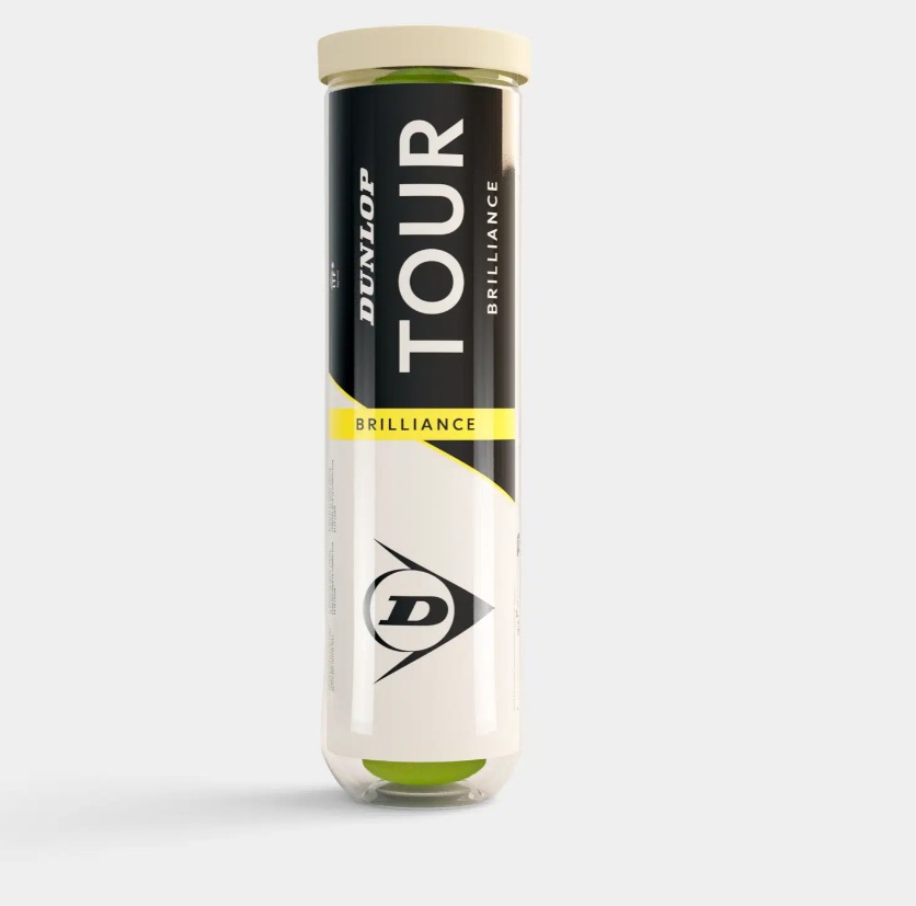 Tennis balls DUNLOP TOUR BRILLIANCE MidRange