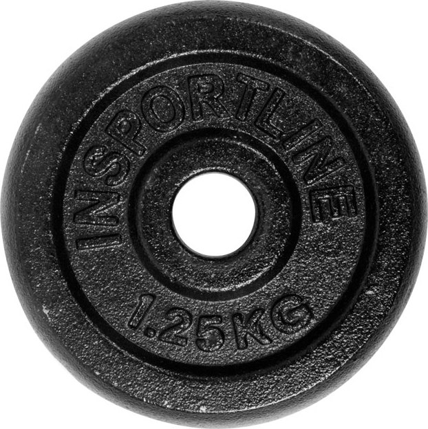 Tērauda svaru disks inSPORTline Blacksteel 1